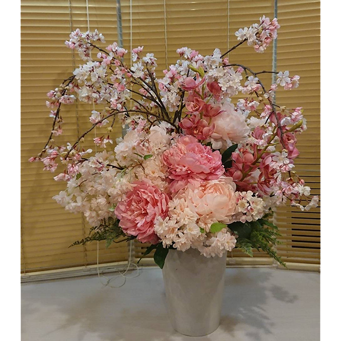 2025年3月「春のピンクコーデ（桜、バラ、シンビジウム、他）」